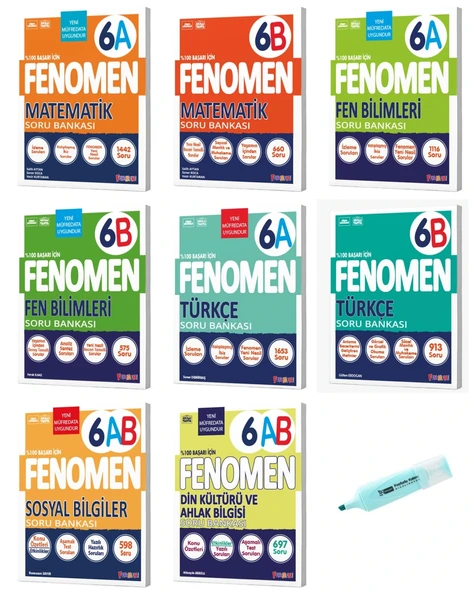 6. Sınıf Matematik Fen Bilimleri Türkçe Sosyal Ve Din Soru Bankası