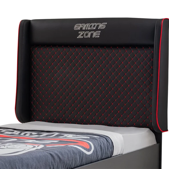 Karyola, Gamer Oyuncu Başlıklı Karyola 100x200 Cm - Resim 5