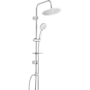 Ar Ark İnce Yuvarlak Duş Kolonlu Seti 2 Fonksiyonlu ürün görseli