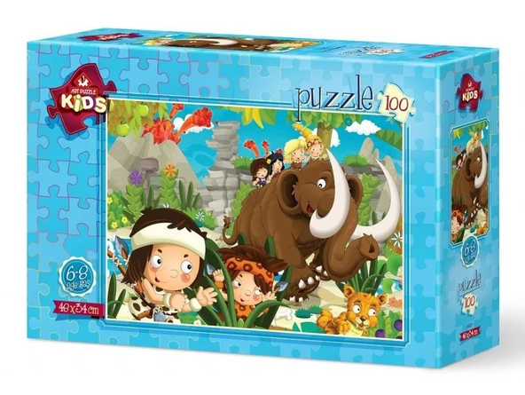 Art Puzzle Mağara Çocukları 100 Parça Yapboz ürün görseli