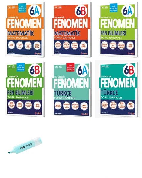 6. Sınıf Matematik Fen Bilimleri Ve Türkçe Soru Bankası