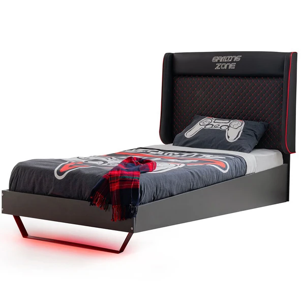 Karyola, Gamer Oyuncu Başlıklı Karyola 100x200 Cm - Resim 6