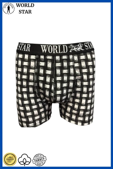 AmoraSecret AmoraSecret Likralı Pamuklu Renkli Erkek Boxer - 1