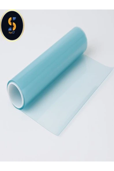 SİYACF 60 CM X 30 METRE KLASMAN ÖZEL TON %70 BUZ MAVİSİ GÖRÜNÜMLÜ ŞEFAF CAM FİLMİ - Resim 6