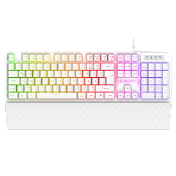 Rampage KB-RX77 RUNNER Rainbow Beyaz Gaming Klavye - 2