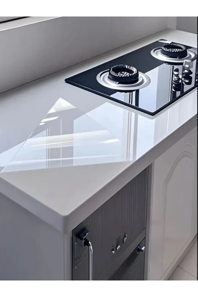 SİYACF 88 CM X 2 METRE MASA MERMER MOBİLYA ŞEFFAF KORUMA FOLYOSU - Resim 5