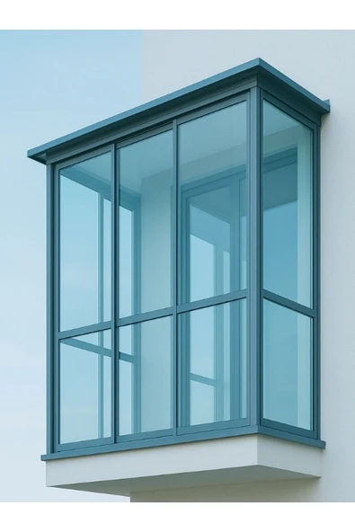 SİYACF 50 CM X 6 METRE KLASMAN ÖZEL TON %70 BUZ MAVİSİ GÖRÜNÜMLÜ ŞEFAF CAM FİLMİ - 3