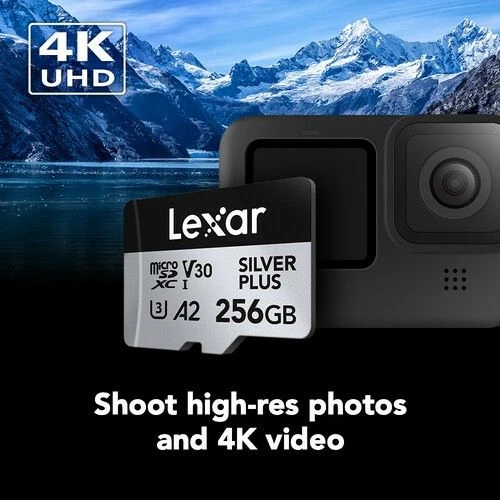 Lexar 256GB 205 MB/s Silver Plus microSD UHS-I V30 Hafıza Kartı - 6