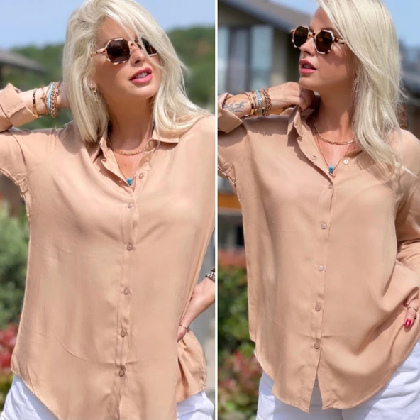 Dokuma Viskon Kumaş Efsane Gömlek - Resim 2