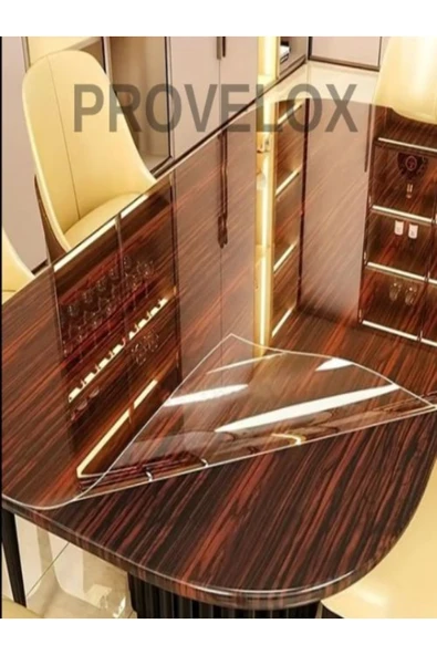 SİYACF 137 CM X 3 METRE MASA MERMER MOBİLYA ŞEFFAF KORUMA FOLYOSU - Resim 4