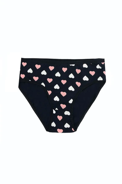 AmoraSecret AmoraSecret Büyük Beden Pamuklu Likralı Karışık Renkli 3'lü Külot - 3