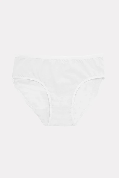 AmoraSecret AmoraSecret Büyük Beden Pamuklu Siyah Beyaz Ten Rengi 3'lü Külot - 2
