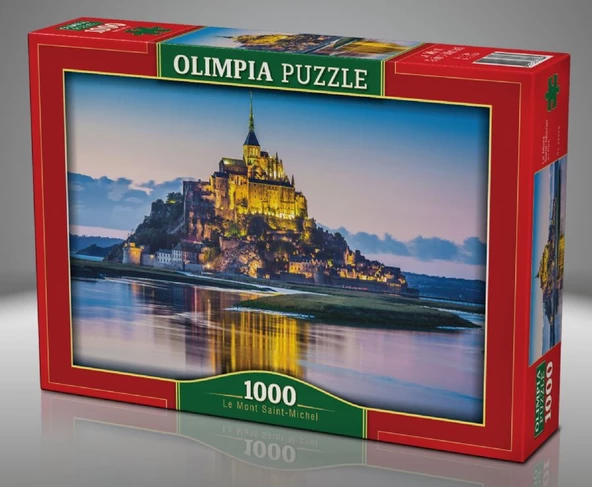 Olimpia 1000 Parça Mont Saint-Michel Manstırı Puzzle - 2