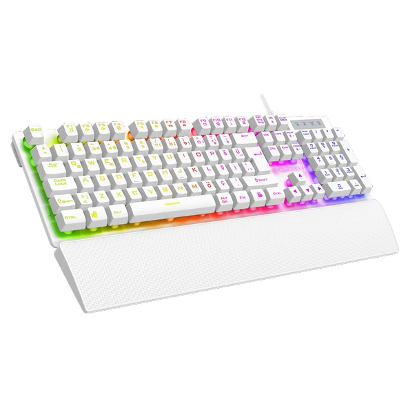 Rampage KB-RX77 RUNNER Rainbow Beyaz Gaming Klavye - 5