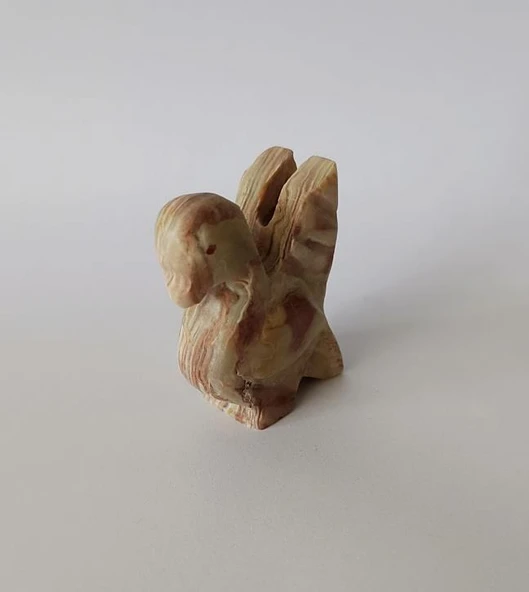 Kuş Oniks Taşı Biblo Mermer Onix Ev Ofis Dekor Masa Süsü