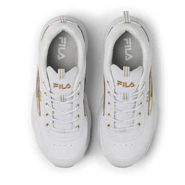 FILA SKYE ZP WMN Kadın Beyaz-Gold Günlük Spor Ayakkabı - 3