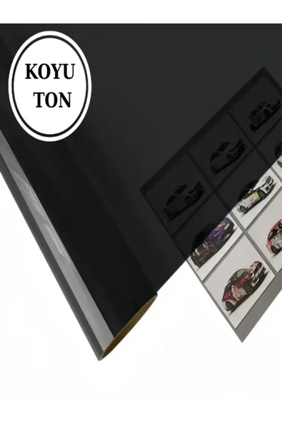 SİYACF 25 CM X 4 METRE KOYU ÖN CAM ŞERİT GÜNEŞLİK - Resim 7