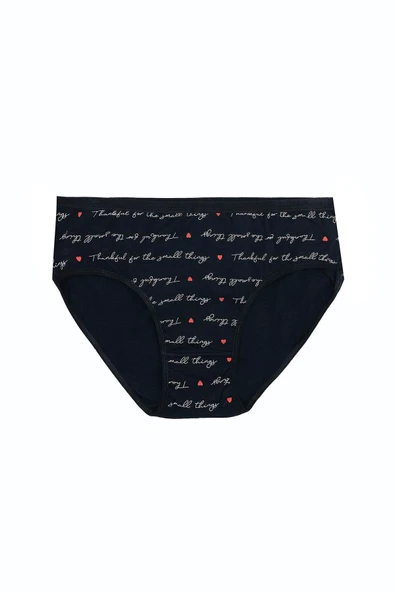 AmoraSecret AmoraSecret Büyük Beden Pamuklu Likralı Karışık Renkli 3'lü Külot - 4