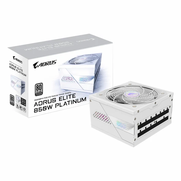 Gigabyte Aorus Elite AE850PM Ice 850W 80+ Platin Modüler Güç Kaynağı - 1