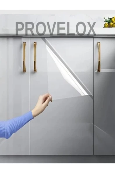 SİYACF 137 CM X 3 METRE MASA MERMER MOBİLYA ŞEFFAF KORUMA FOLYOSU - Resim 9