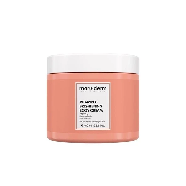 Maruderm Vücut Kremi | Vitamin C Aydınlatıcı Vücut Kremi 400 ML