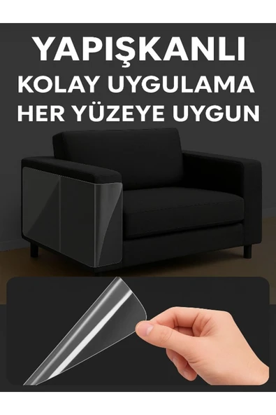 Provelox KEDİ MOBİLYA TIRMALAMA ÖNLEYİCİ FOLYO 45 CM X 10 METRE - Resim 4