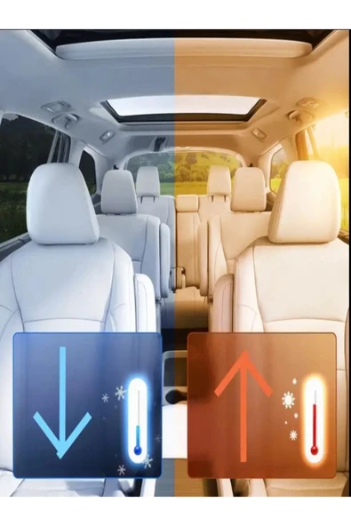 SİYACF 25 CM X 4 METRE ORTA TON ÖN CAM ŞERİT GÜNEŞLİK FİLMİ - Resim 8