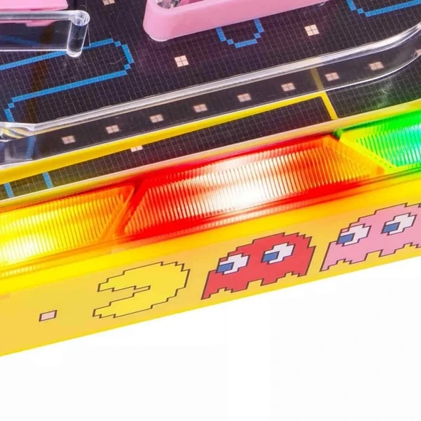 Eğitici Çocuk Sesli ve Işıklı Pac-Man Arcade Masaüstü Pinball - 3