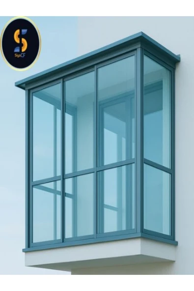 SİYACF 50 CM X 6 METRE KLASMAN ÖZEL TON %70 BUZ MAVİSİ GÖRÜNÜMLÜ ŞEFAF CAM FİLMİ - 1