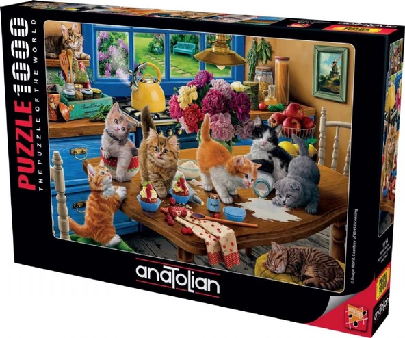 Anatolian 1000 Parça Mutfak Kedileri Puzzle
