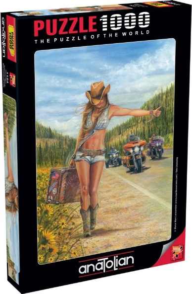 Anatolian 1000 Parça Otostopçu Puzzle - Resim 2