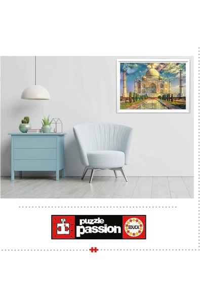 Educa 1000 Parça Tac Mahal Puzzle - 19613 - Taj Mahal - 4