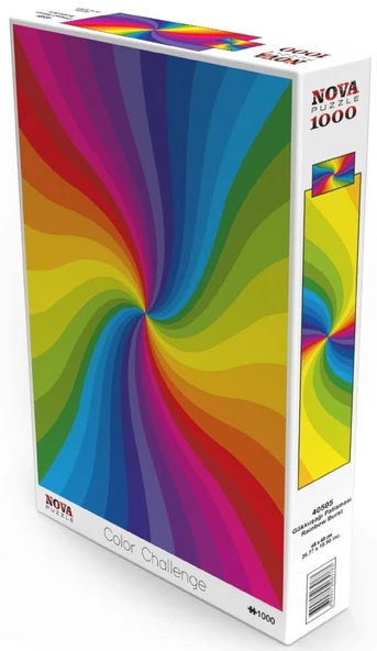 Nova Puzzle 1000 Parçalık Gökkuşağı Patlaması Puzzle - Resim 2