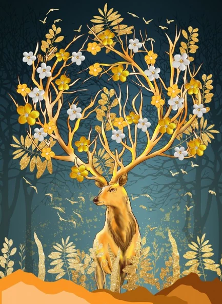 Nova Puzzle 2x1000 Parça Geyik ve Ağaç Puzzle Seti - Resim 3