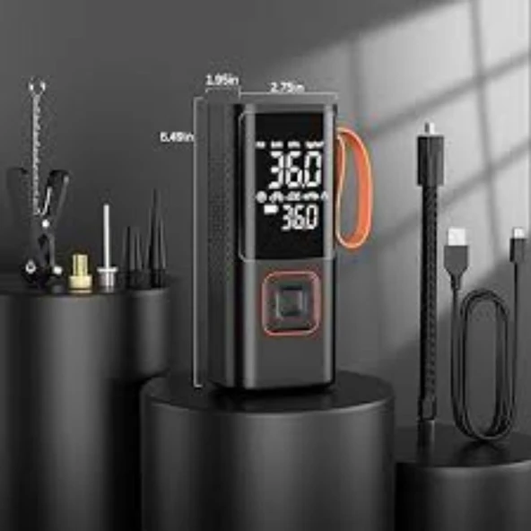 CZK DB02 Şarjlı Elektrikli Kablolu/Kablosuz Araç Pompası - 2