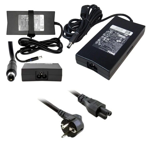 Dell NADP-130AB, DA130PE1-00 130WATT Orjinal Adaptör D130+Orijinal Power Kablo ürün görseli 1