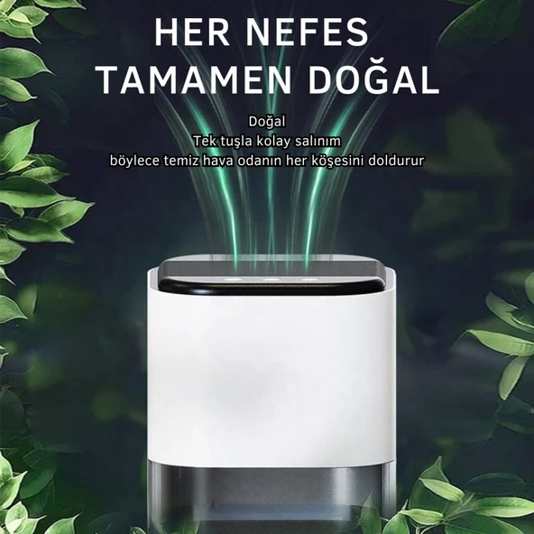 Coofbe 2000ml Işıklı Banyo Mutfak Dolap Nem Alma Cihazı Mantar Rutubet Nem Küf Önleyici Dehumidifer - Resim 3