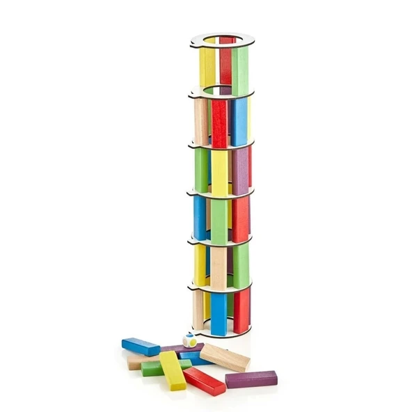 Eğitici Çocuk 8214 RENKLİ TOWER - 2