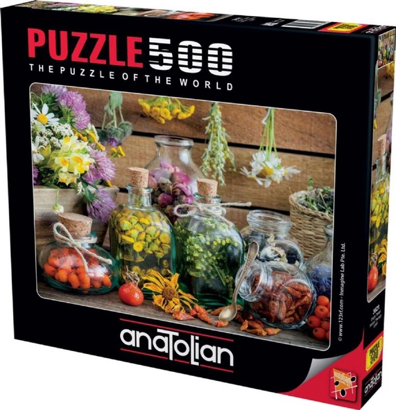 Anatolian 500 Parça Doğal Terapi Puzzle - Resim 2