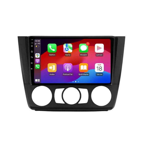 Bmw 1 Serisi E81-E82-E87-E88 Analog Klima Android Multimedya Sistemi 4-64 Cadence (2007-2011) - Resim 2