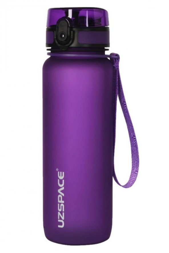 Uzspace 800 ml Mor Tritan Kırılmaz Matara/Suluk - 1