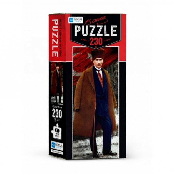 Blue Focus 230 Parça Reis-i Cumhur Atatürk Panorama Puzzle