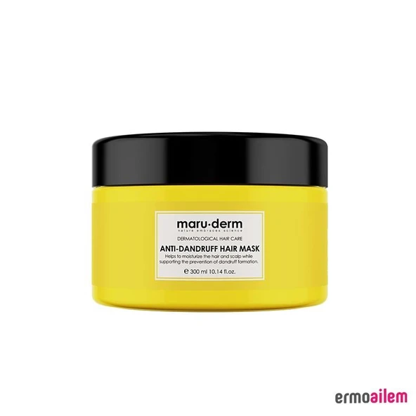 Maruderm Saç Maskesi | Kepeğe Karşı Etkili Saç Maskesi 300 ML | Normal/Yağlı Saçlar | Vegan