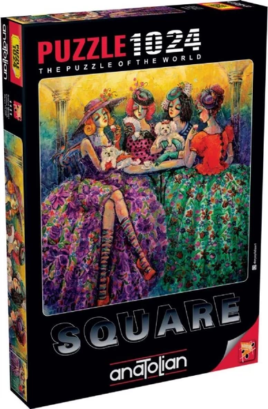Anatolian 1024 Parça Kare Kahve Molası Puzzle - 2