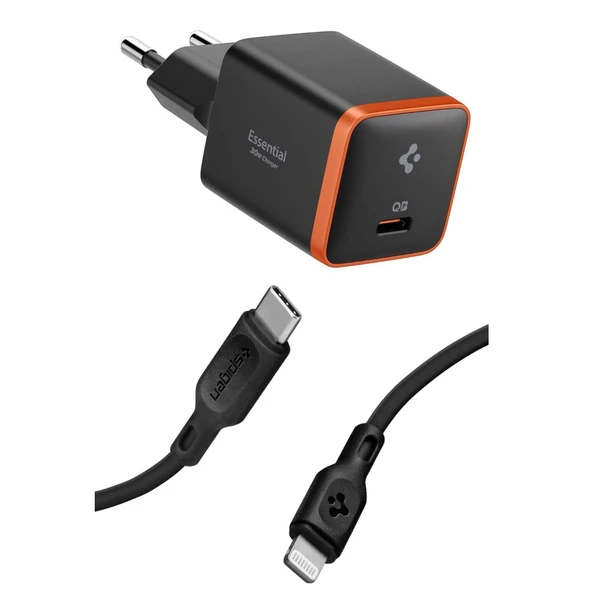 Spigen 30W USB-C Ultra Mini Hızlı Şarj+-Type C To Lightning (1 Metre)data Kablosu Mfı Lisanslı ürün görseli 1