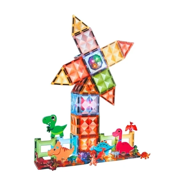 Eğitici Çocuk Magnetic Tiles Light Version 82 Parça ürün görseli 1