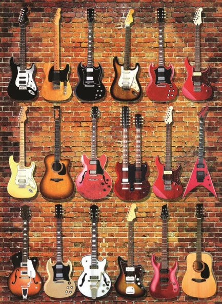 Anatolian 1000 Parça Gitar Koleksiyonu Puzzle
