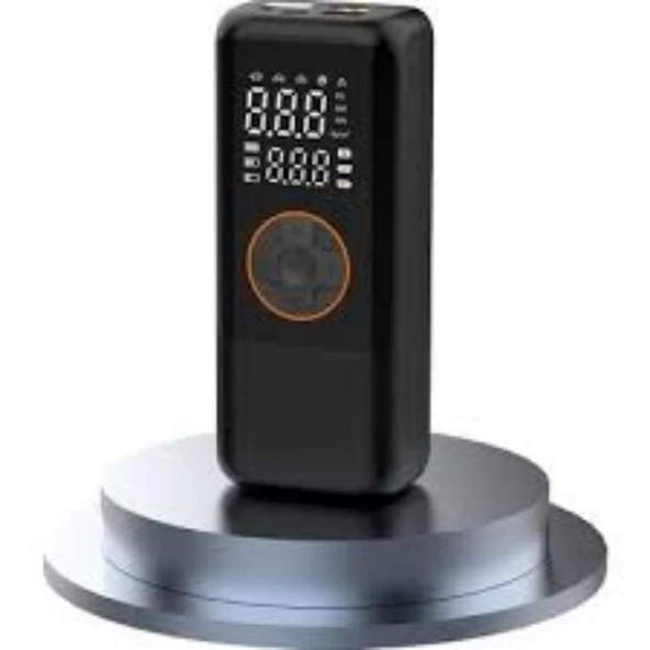CZK DC 02 Şarjlı Elektrikli Kablolu/Kablosuz Hava Pompası – Araba, Bisiklet, Lastik & Top Pompası - 3