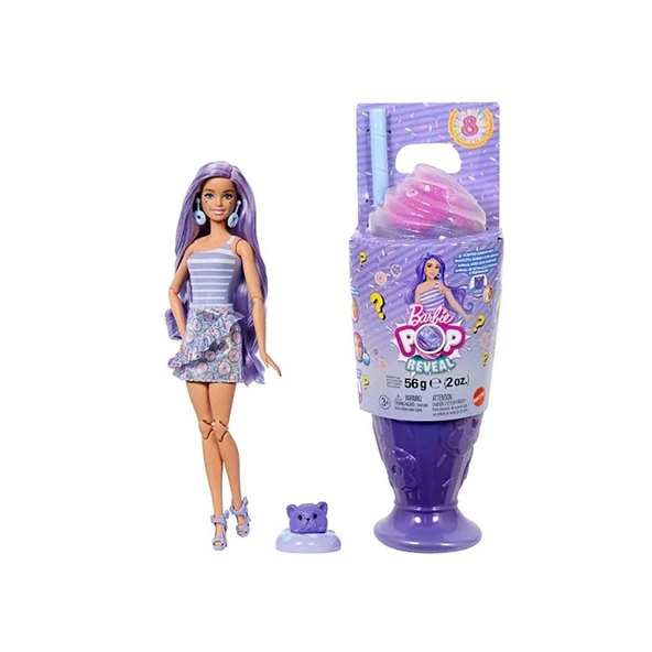 Eğitici Çocuk JFY00 Barbie Pop Reveal Atıştırmalık Serisi - Resim 2