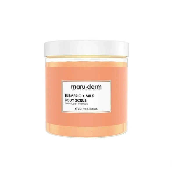 Maruderm Body Scrub | Zerdeçal + Süt Vücut Peelingi | C Vitamini + Ferulik Asit 250 ML - 1